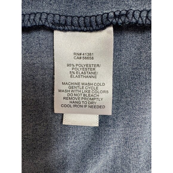 Ralph Lauren‎ Navy Blue Floral Print Jersey Ruched Dress Size 6 Sheath Summer - Picture 6 of 6